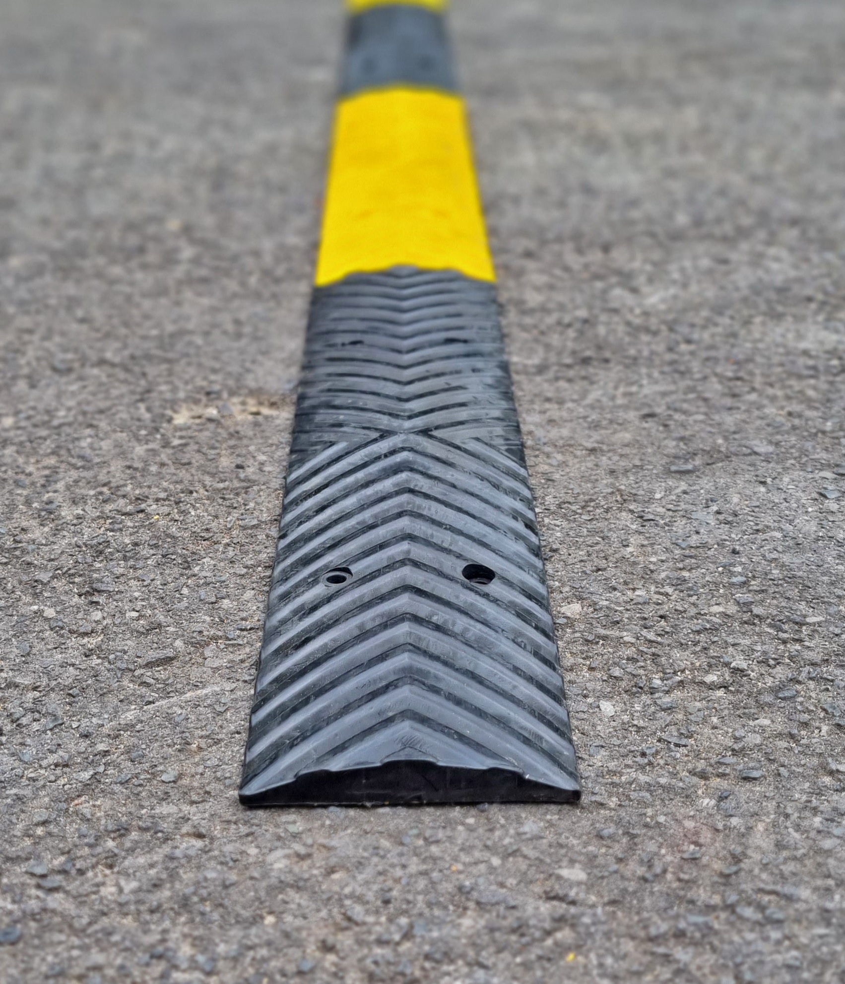 Black and Yellow Rumble Strips HD, NonSlip Rubber Rumble Strips